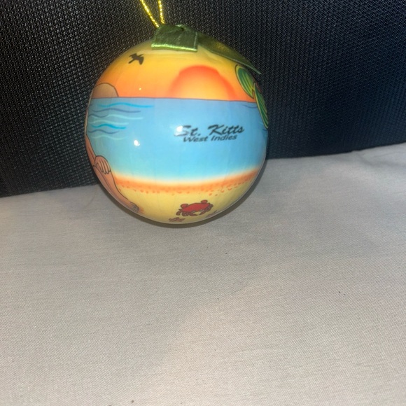 St. Kitts West Indies agiftcorp ready to hang souvenir ornament - Picture 2 of 5
